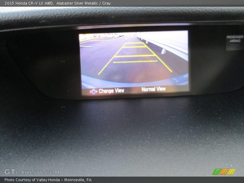 Alabaster Silver Metallic / Gray 2015 Honda CR-V LX AWD
