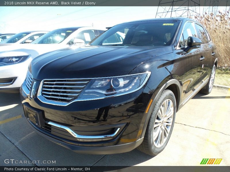Black Velvet / Ebony 2018 Lincoln MKX Reserve AWD