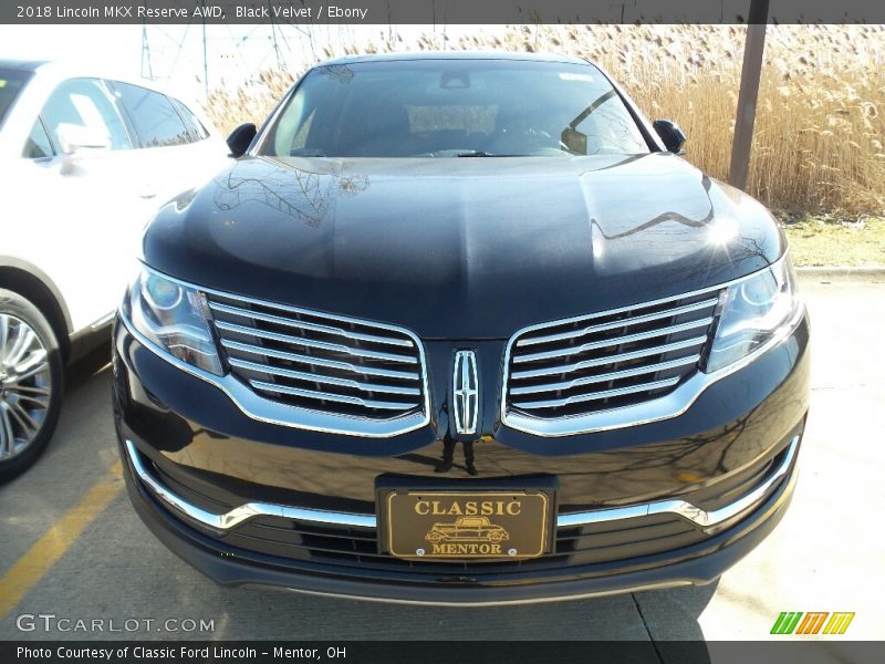 Black Velvet / Ebony 2018 Lincoln MKX Reserve AWD
