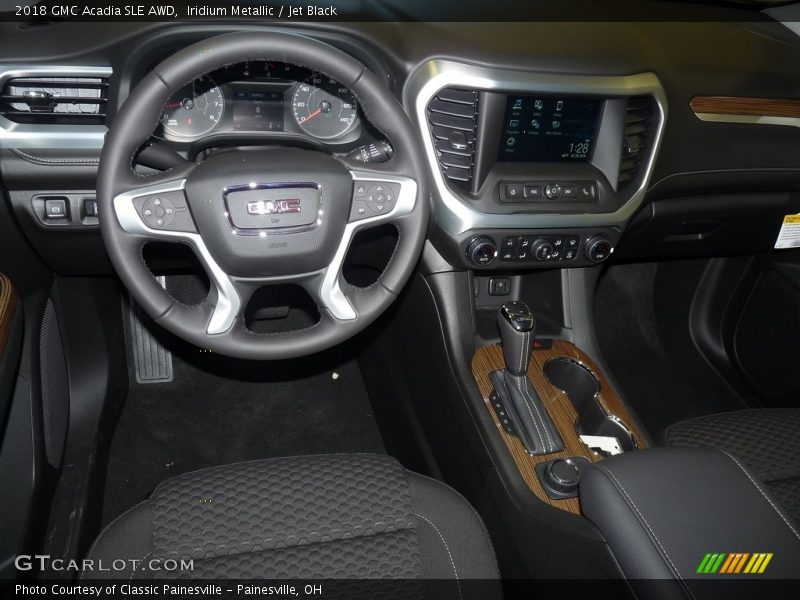 Iridium Metallic / Jet Black 2018 GMC Acadia SLE AWD