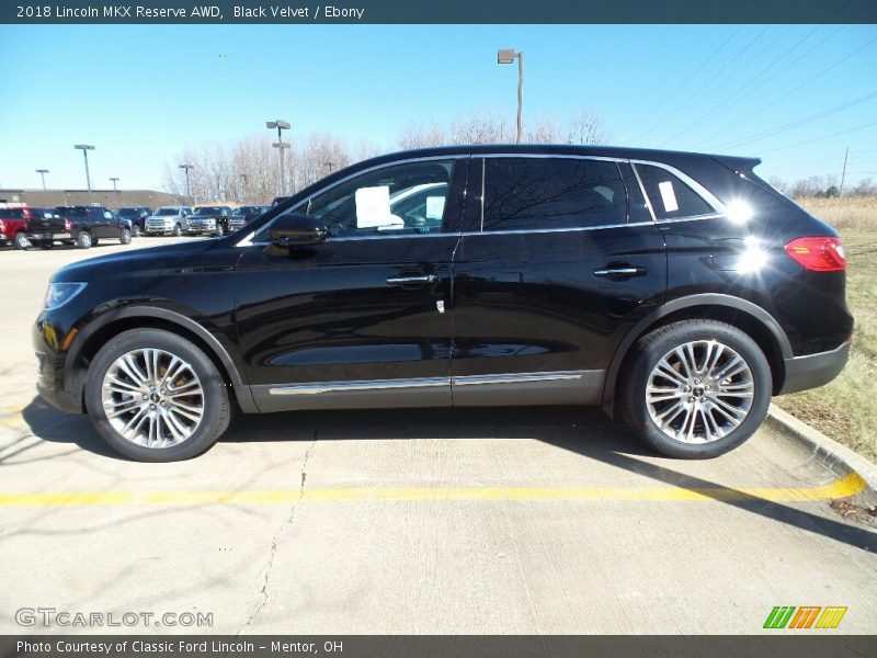 Black Velvet / Ebony 2018 Lincoln MKX Reserve AWD