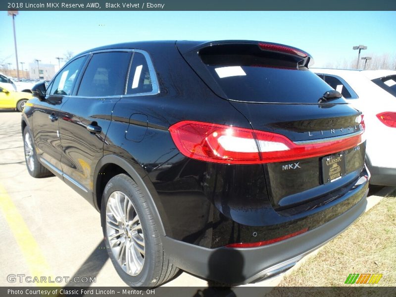 Black Velvet / Ebony 2018 Lincoln MKX Reserve AWD