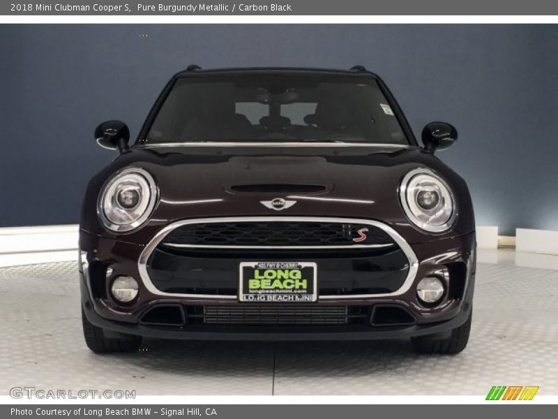 Pure Burgundy Metallic / Carbon Black 2018 Mini Clubman Cooper S