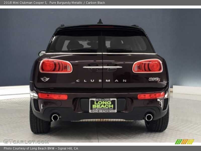 Pure Burgundy Metallic / Carbon Black 2018 Mini Clubman Cooper S