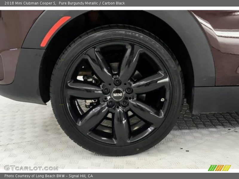 Pure Burgundy Metallic / Carbon Black 2018 Mini Clubman Cooper S