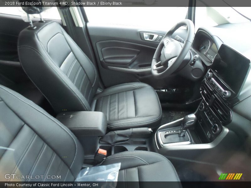 Front Seat of 2018 EcoSport Titanium 4WD