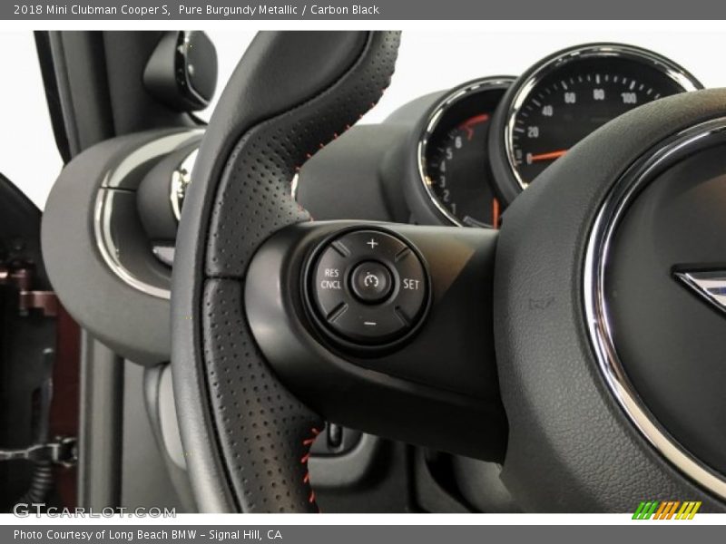 Pure Burgundy Metallic / Carbon Black 2018 Mini Clubman Cooper S