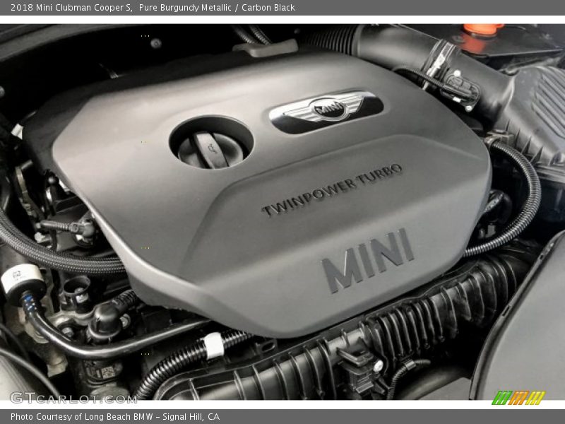 Pure Burgundy Metallic / Carbon Black 2018 Mini Clubman Cooper S