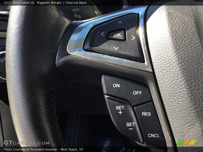 Magnetic Metallic / Charcoal Black 2015 Ford Fusion SE