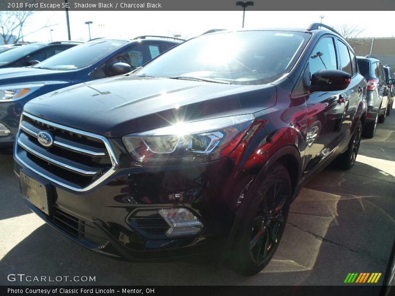 Shadow Black / Charcoal Black 2018 Ford Escape SE