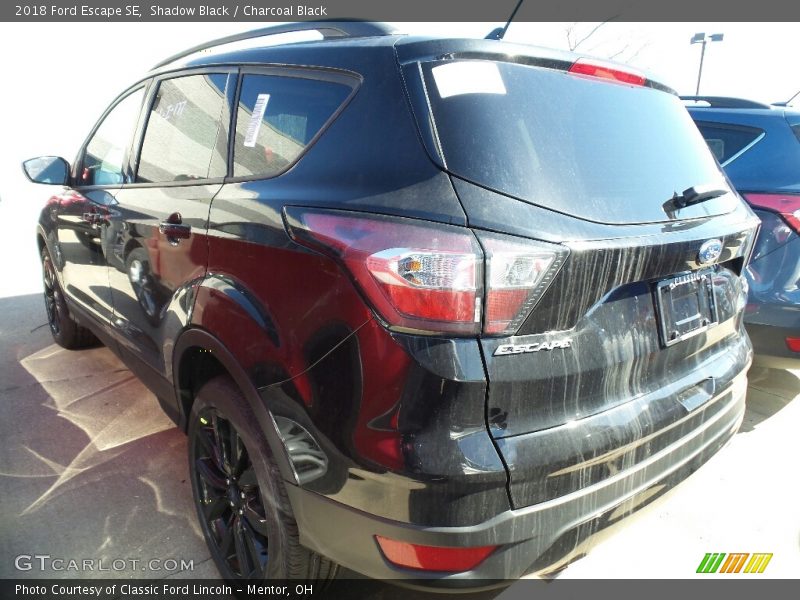 Shadow Black / Charcoal Black 2018 Ford Escape SE