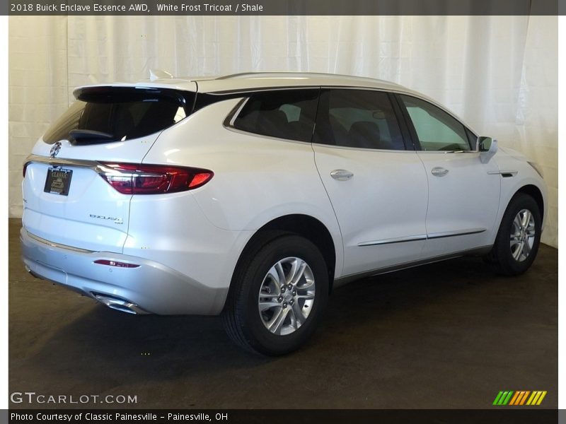 White Frost Tricoat / Shale 2018 Buick Enclave Essence AWD