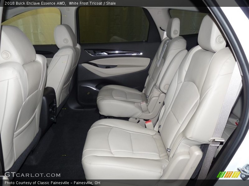 White Frost Tricoat / Shale 2018 Buick Enclave Essence AWD