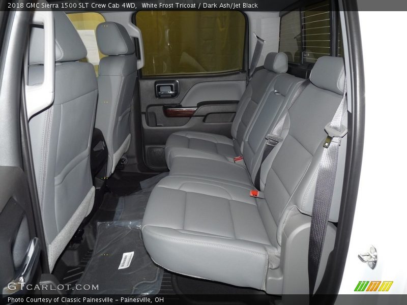 White Frost Tricoat / Dark Ash/Jet Black 2018 GMC Sierra 1500 SLT Crew Cab 4WD
