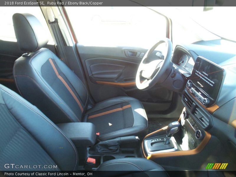 Ruby Red / Ebony Black/Copper 2018 Ford EcoSport SE