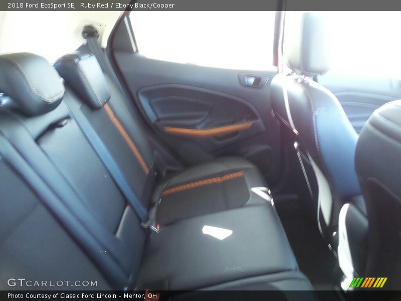 Ruby Red / Ebony Black/Copper 2018 Ford EcoSport SE