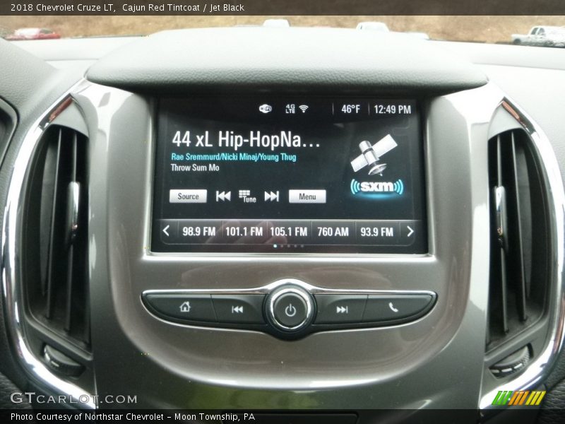 Cajun Red Tintcoat / Jet Black 2018 Chevrolet Cruze LT