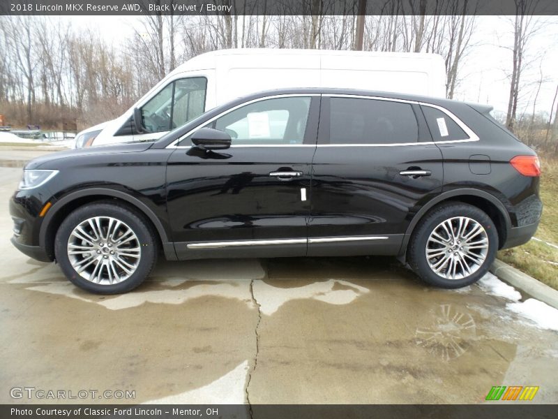 Black Velvet / Ebony 2018 Lincoln MKX Reserve AWD