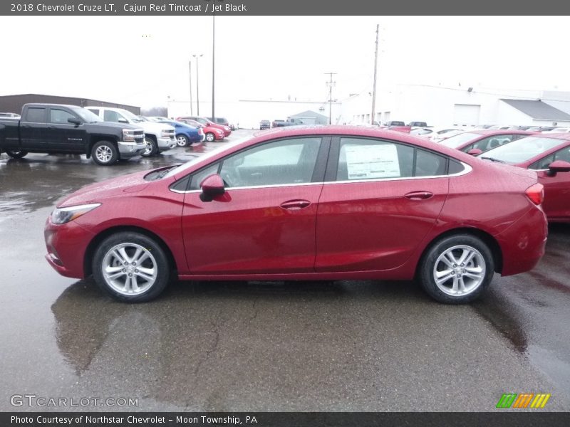 Cajun Red Tintcoat / Jet Black 2018 Chevrolet Cruze LT