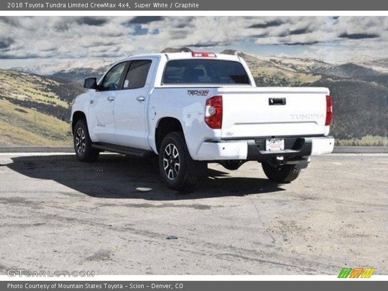 Super White / Graphite 2018 Toyota Tundra Limited CrewMax 4x4