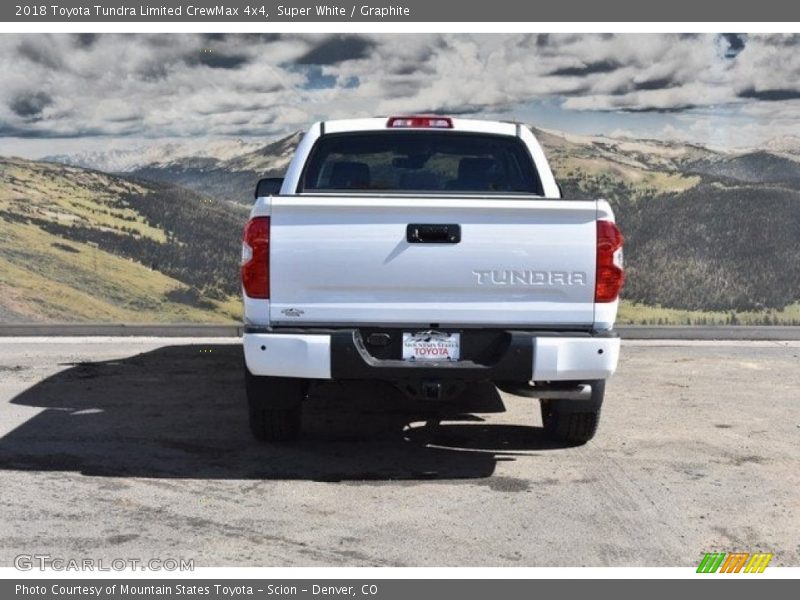 Super White / Graphite 2018 Toyota Tundra Limited CrewMax 4x4