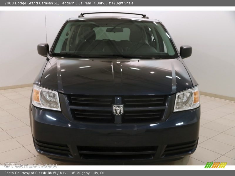 Modern Blue Pearl / Dark Slate/Light Shale 2008 Dodge Grand Caravan SE