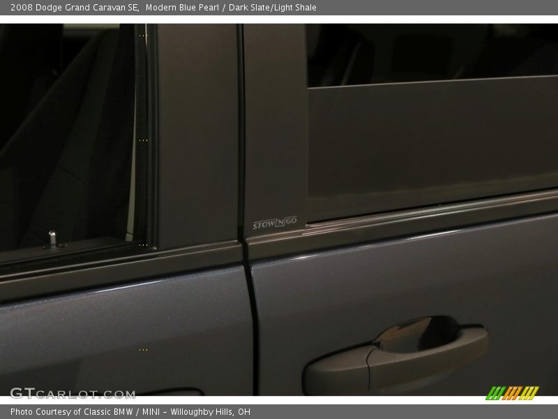 Modern Blue Pearl / Dark Slate/Light Shale 2008 Dodge Grand Caravan SE