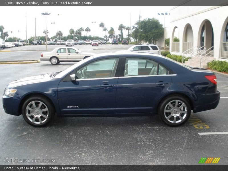 Dark Blue Pearl Metallic / Sand 2006 Lincoln Zephyr