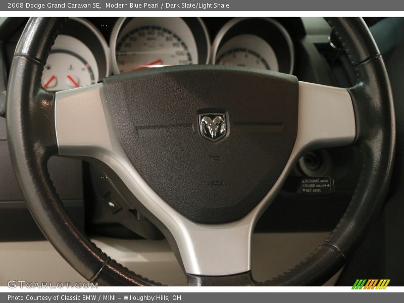 Modern Blue Pearl / Dark Slate/Light Shale 2008 Dodge Grand Caravan SE