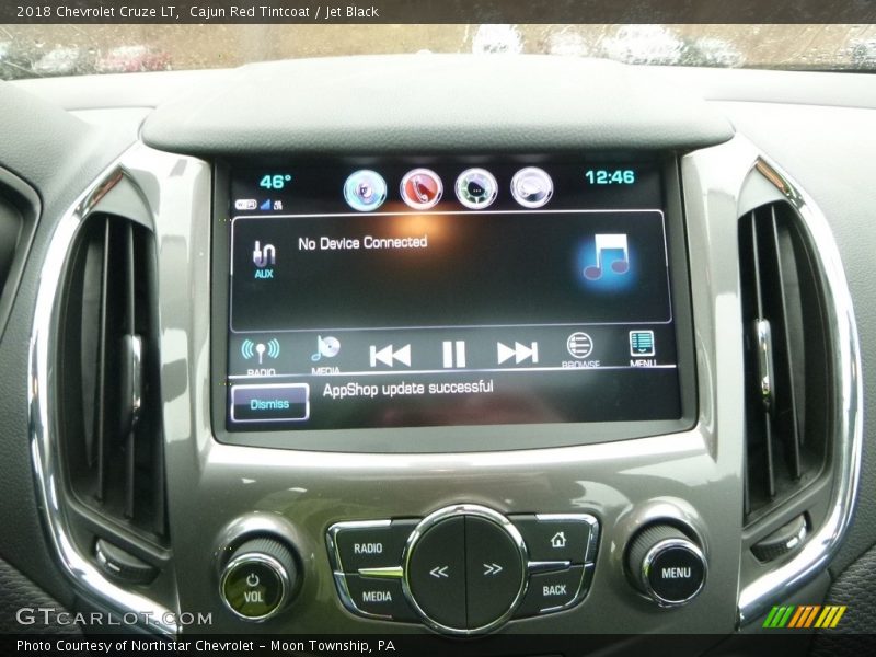 Cajun Red Tintcoat / Jet Black 2018 Chevrolet Cruze LT