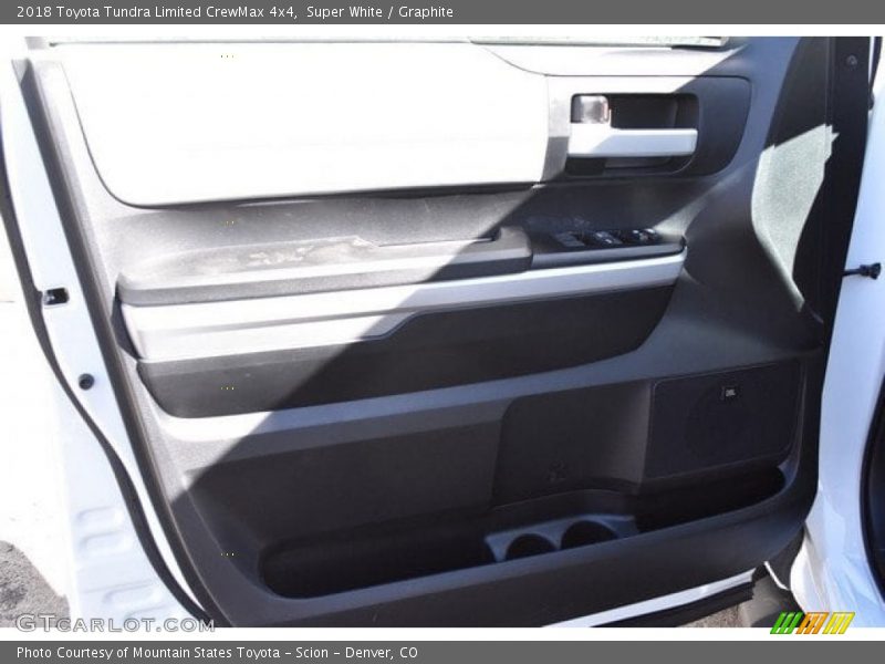 Super White / Graphite 2018 Toyota Tundra Limited CrewMax 4x4