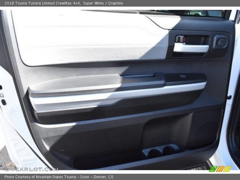 Super White / Graphite 2018 Toyota Tundra Limited CrewMax 4x4