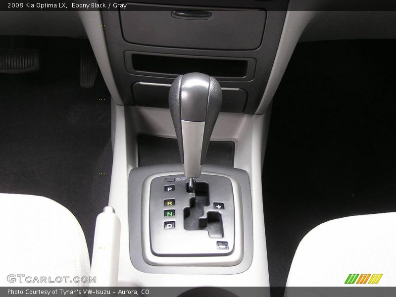 Ebony Black / Gray 2008 Kia Optima LX