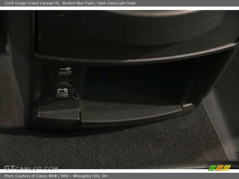 Modern Blue Pearl / Dark Slate/Light Shale 2008 Dodge Grand Caravan SE
