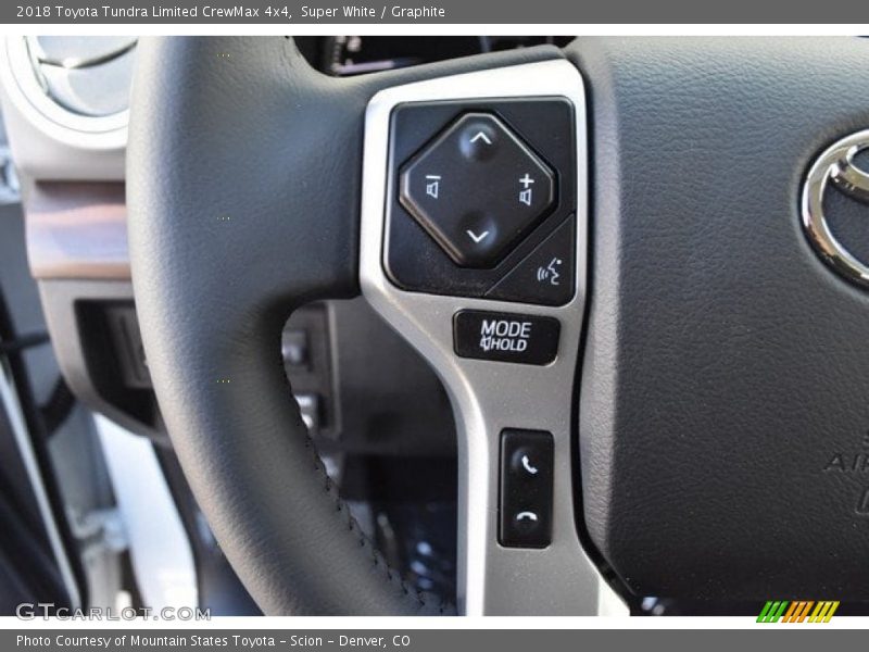 Super White / Graphite 2018 Toyota Tundra Limited CrewMax 4x4