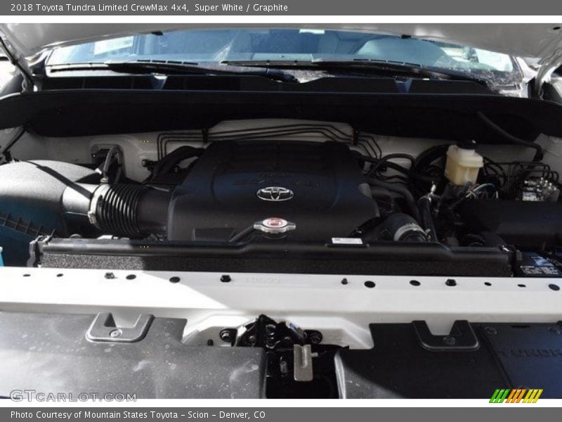 Super White / Graphite 2018 Toyota Tundra Limited CrewMax 4x4
