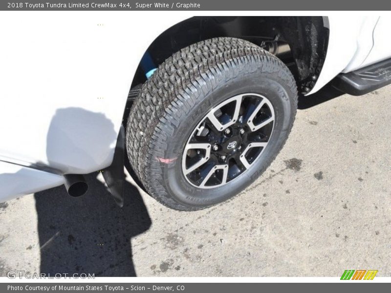 Super White / Graphite 2018 Toyota Tundra Limited CrewMax 4x4