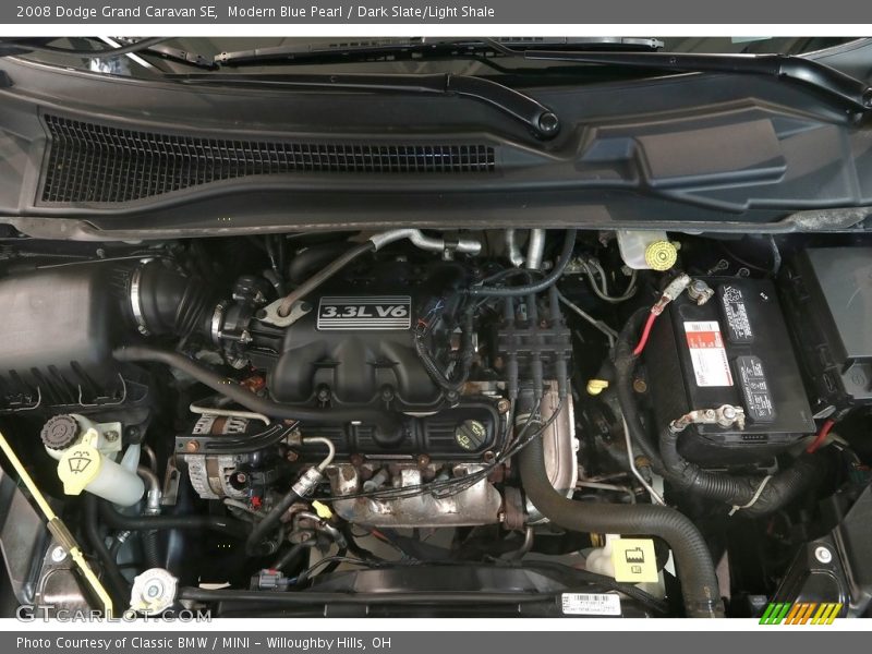 Modern Blue Pearl / Dark Slate/Light Shale 2008 Dodge Grand Caravan SE