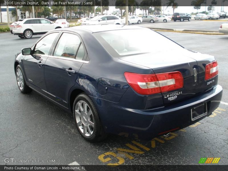 Dark Blue Pearl Metallic / Sand 2006 Lincoln Zephyr