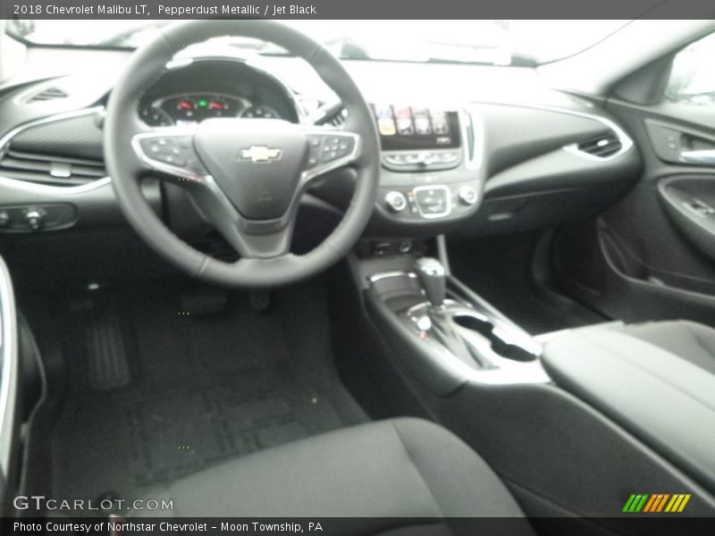 Pepperdust Metallic / Jet Black 2018 Chevrolet Malibu LT