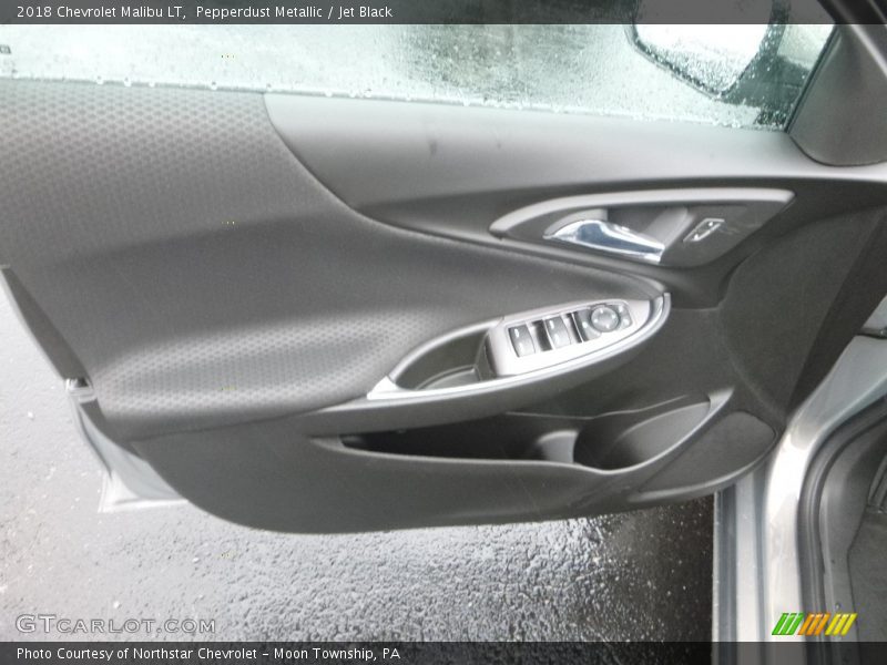 Pepperdust Metallic / Jet Black 2018 Chevrolet Malibu LT