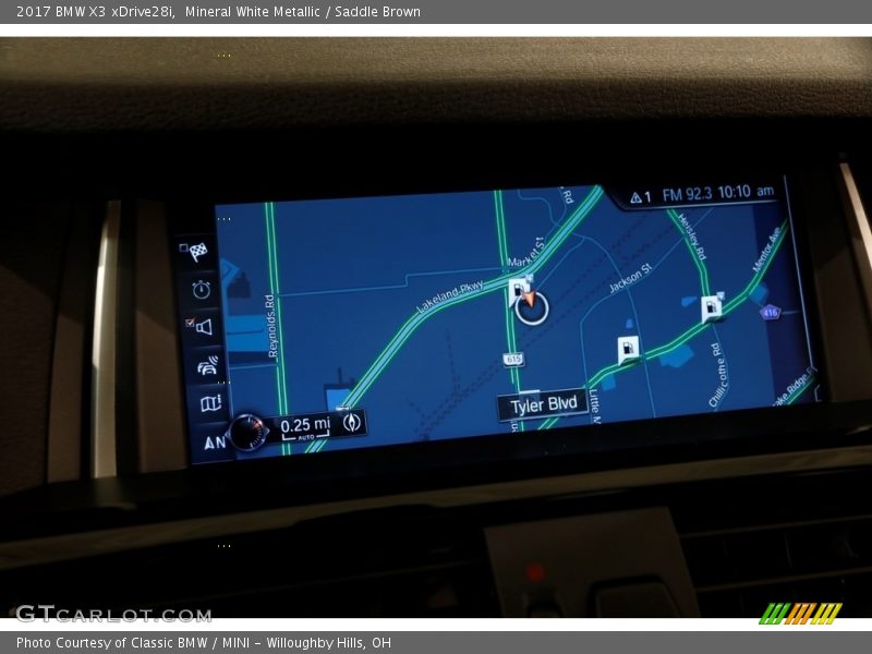 Mineral White Metallic / Saddle Brown 2017 BMW X3 xDrive28i