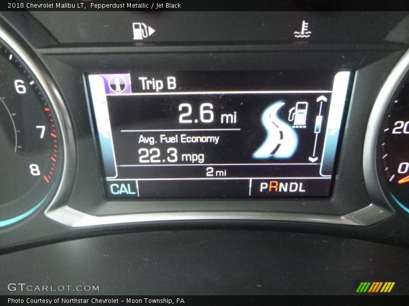 Pepperdust Metallic / Jet Black 2018 Chevrolet Malibu LT