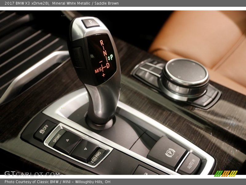 Mineral White Metallic / Saddle Brown 2017 BMW X3 xDrive28i