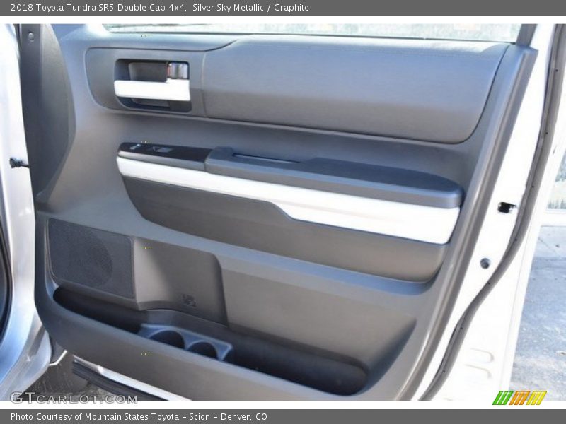 Silver Sky Metallic / Graphite 2018 Toyota Tundra SR5 Double Cab 4x4