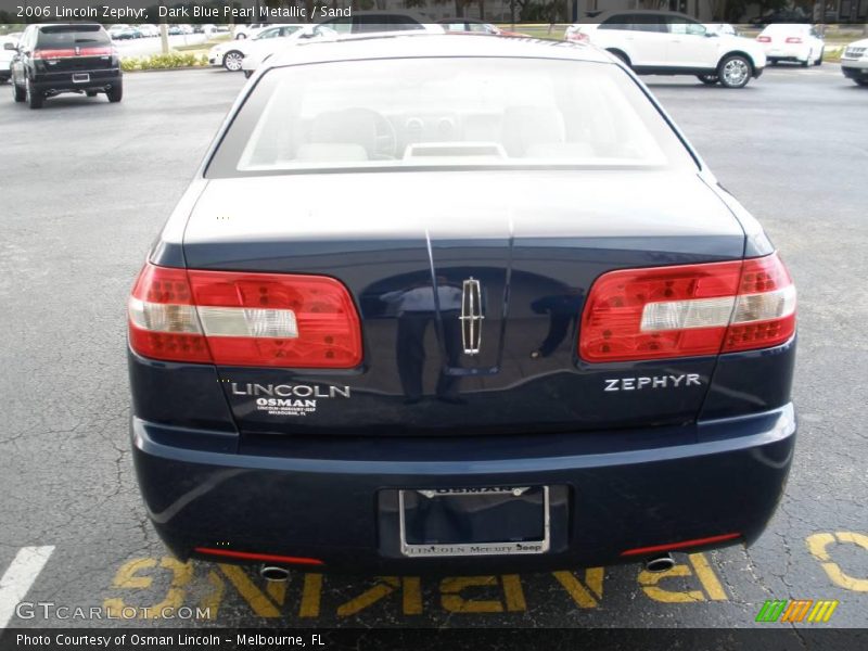 Dark Blue Pearl Metallic / Sand 2006 Lincoln Zephyr