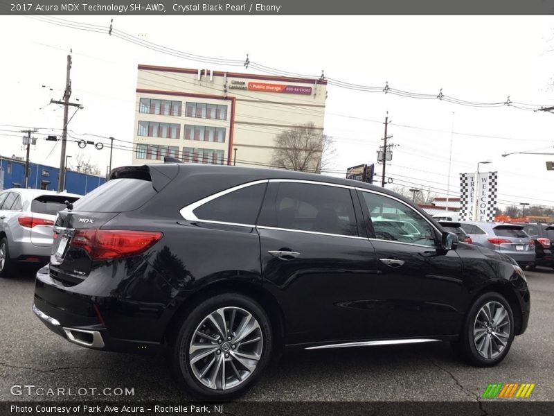 Crystal Black Pearl / Ebony 2017 Acura MDX Technology SH-AWD