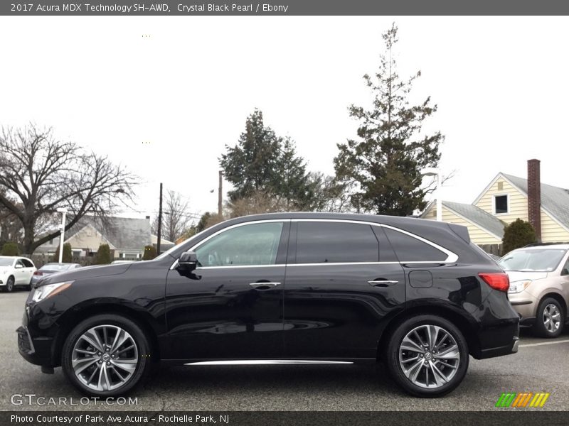 Crystal Black Pearl / Ebony 2017 Acura MDX Technology SH-AWD