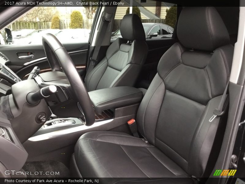 Crystal Black Pearl / Ebony 2017 Acura MDX Technology SH-AWD