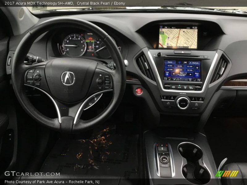 Crystal Black Pearl / Ebony 2017 Acura MDX Technology SH-AWD